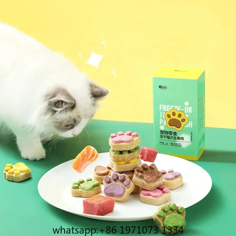 Food Protein Snacks - Gefriergetrocknete Katzensnacks mit Hohem Proteingehalt, Huhn,