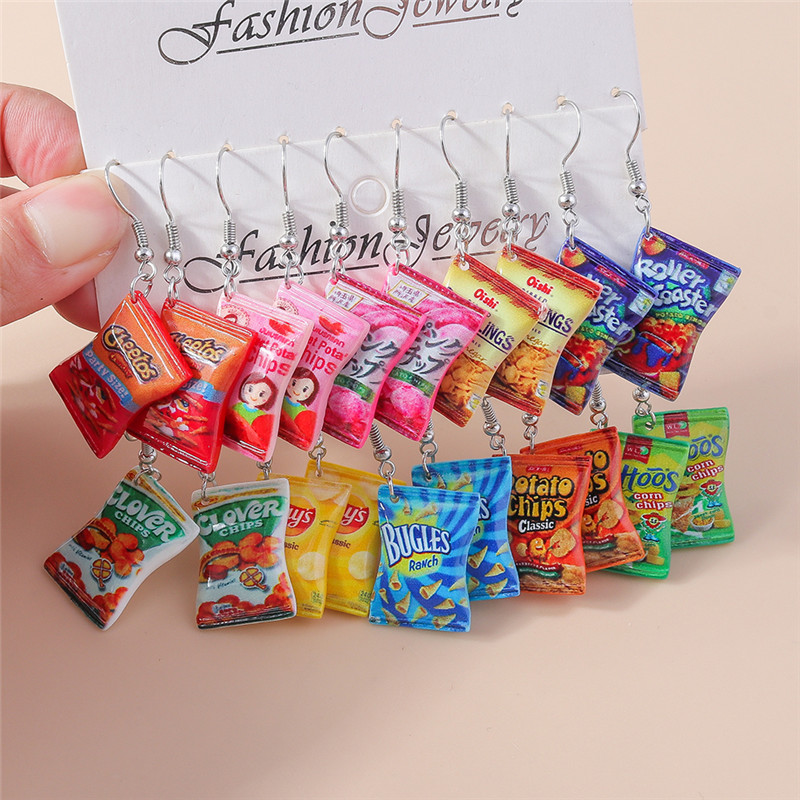 Zinc Food Snacks - Aihua Neue In Mode Frauen Ohrringe