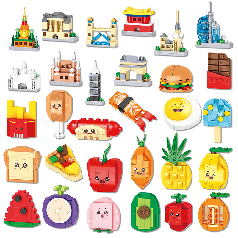 Food Snacks Ideas For Kids - 10in1 Nette Architektur Street View Lebensmittel