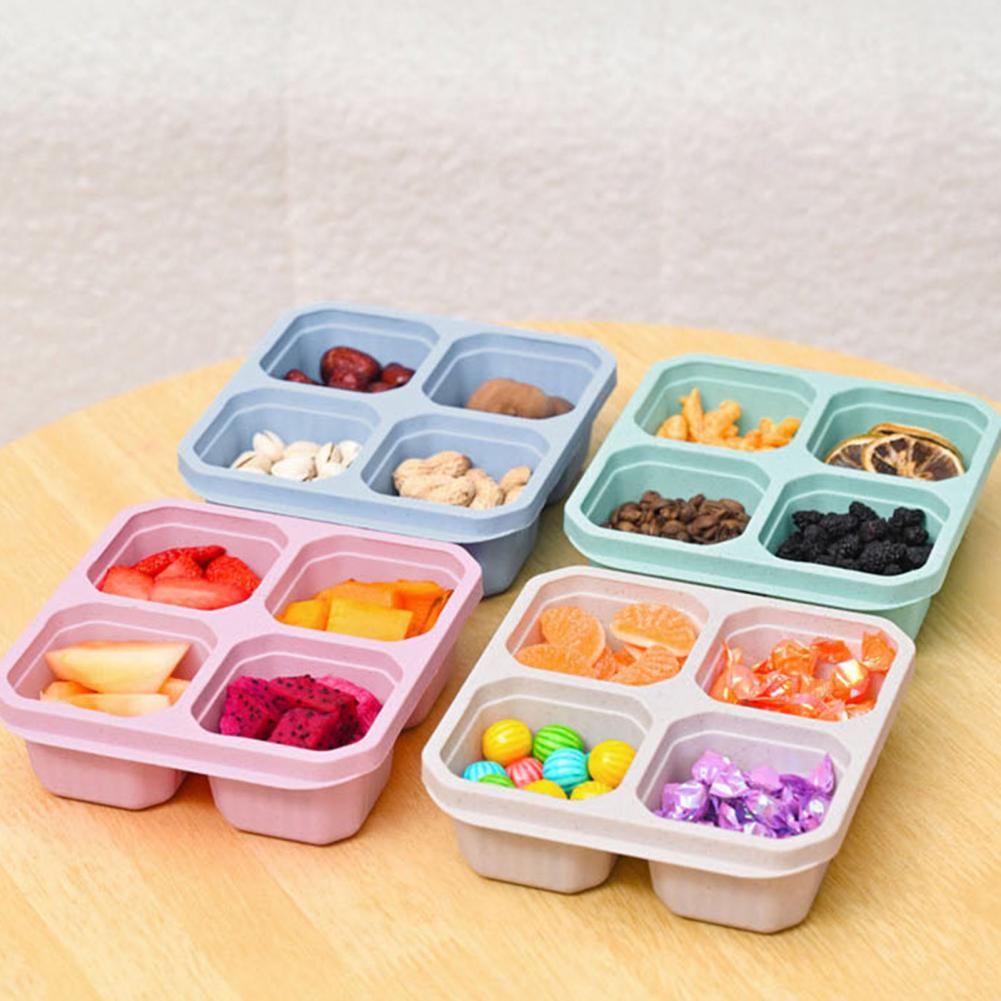 Snackbehälter-Set mit 4 Fächer – Food Snacks Easy Bewertung und Preis