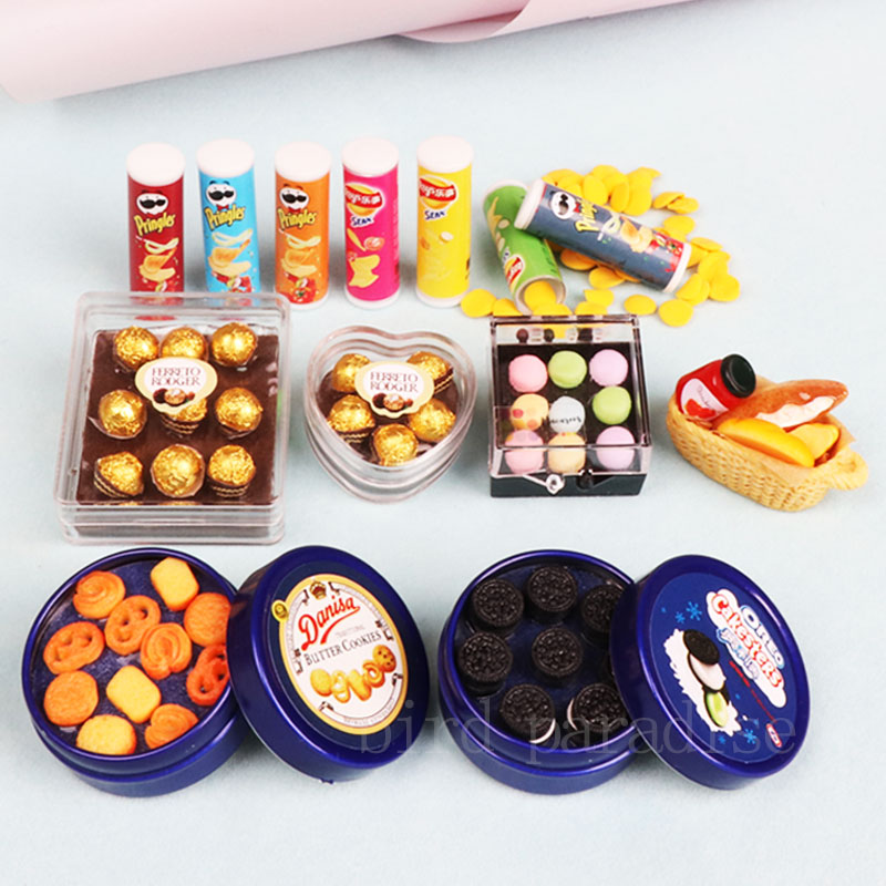 1/6 Miniatrue Puppen Essen Min – Junk Food Snacks Bewertung und Preis