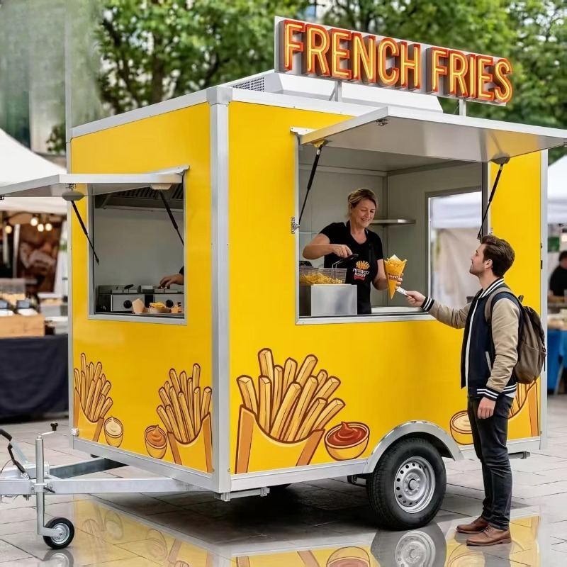 Mobiler Snack-Wagen mit Rädern – Food Snacks Easy Bewertung und Preis