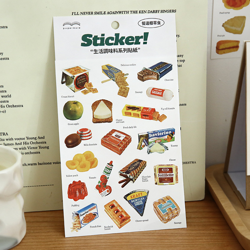 Niedliche Lebensmittel-Aufkleb – Junk Food Snacks Bewertung und Preis