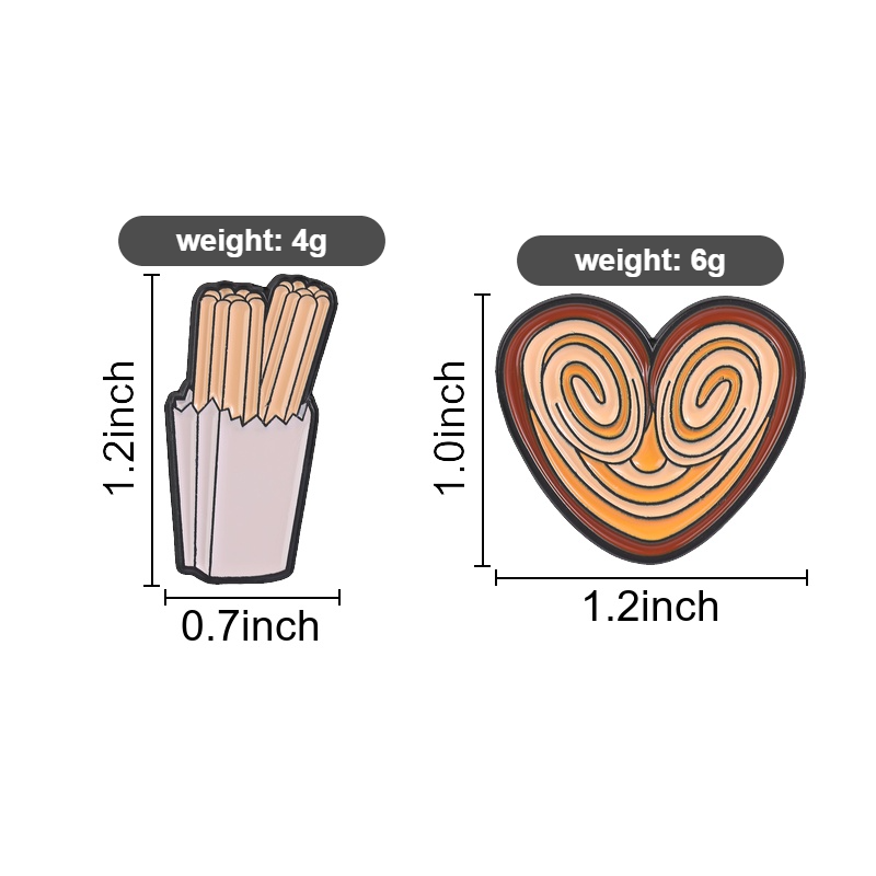 Herzförmige Spiral-Churros Ema – Zinc Food Snacks Bewertung und Preis