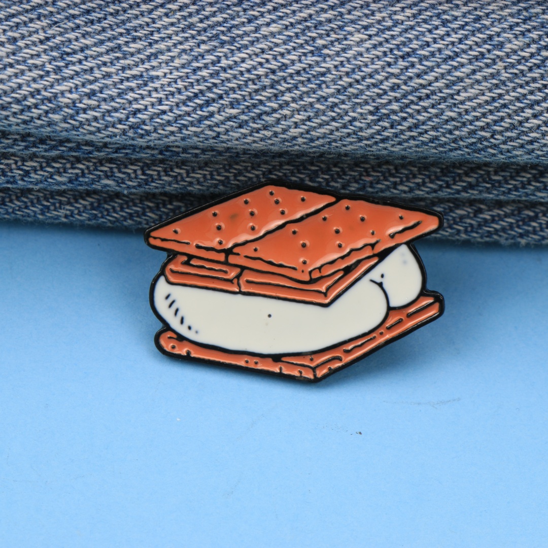 Cartoon S'mores Marshmallow Cr – Zinc Food Snacks Bewertung und Preis