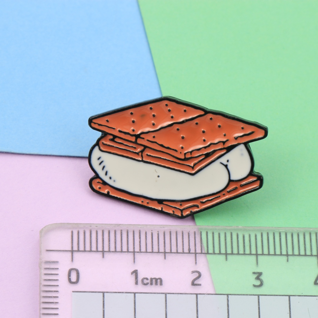 Cartoon S'mores Marshmallow Cr – Zinc Food Snacks Bewertung und Preis